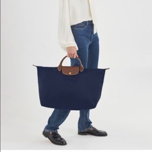 NWT Longchamp X-Large travel bag la Pliage in navy